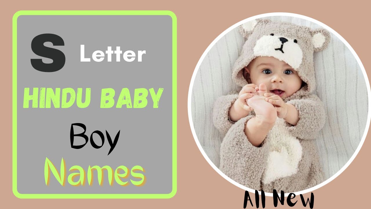 Top 51+ Baby Boy Names from Letter S with Meanings