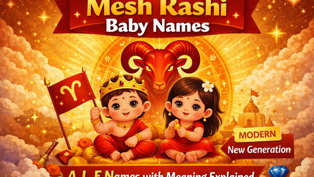 Mesh Rashi: Aries baby names theme