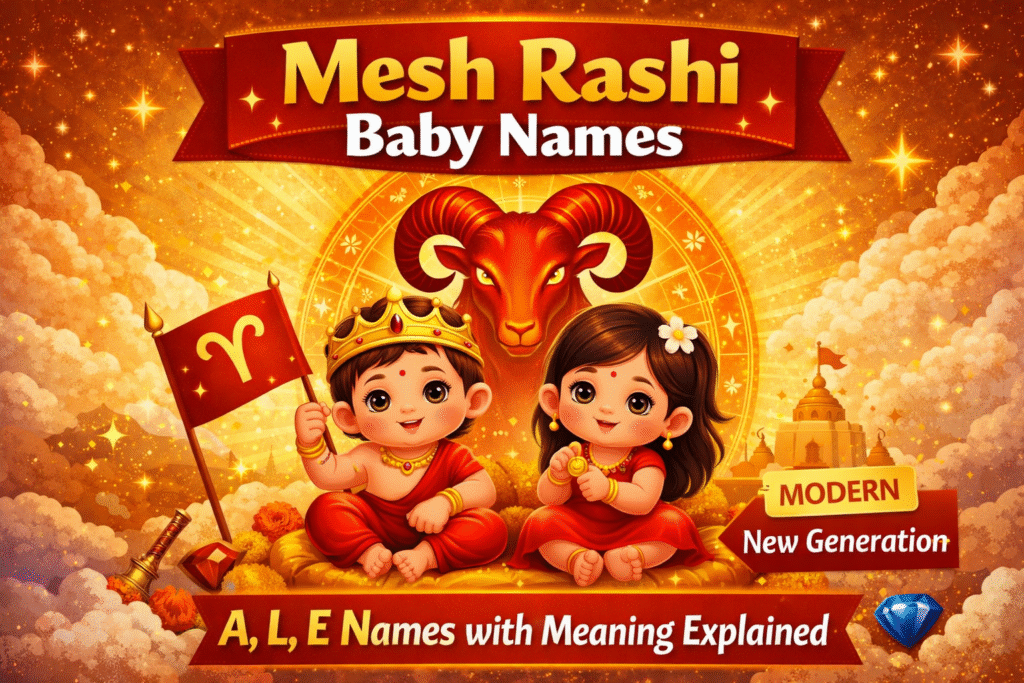 Mesh Rashi: Aries baby names theme