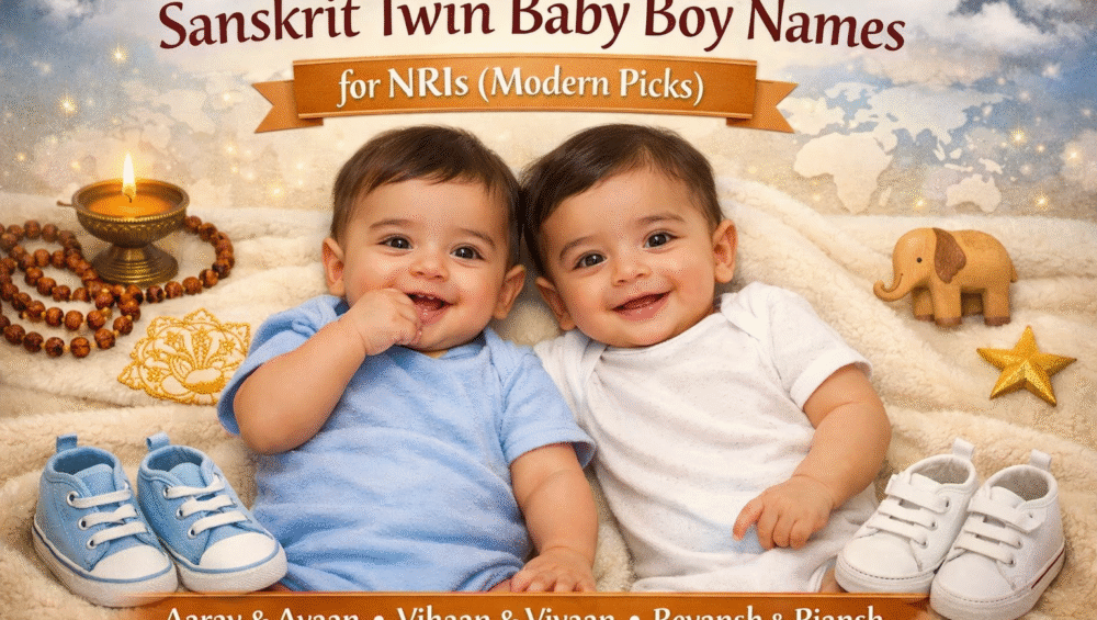 Sanskrit Twin Baby Boy Names for NRIs (Modern Picks)