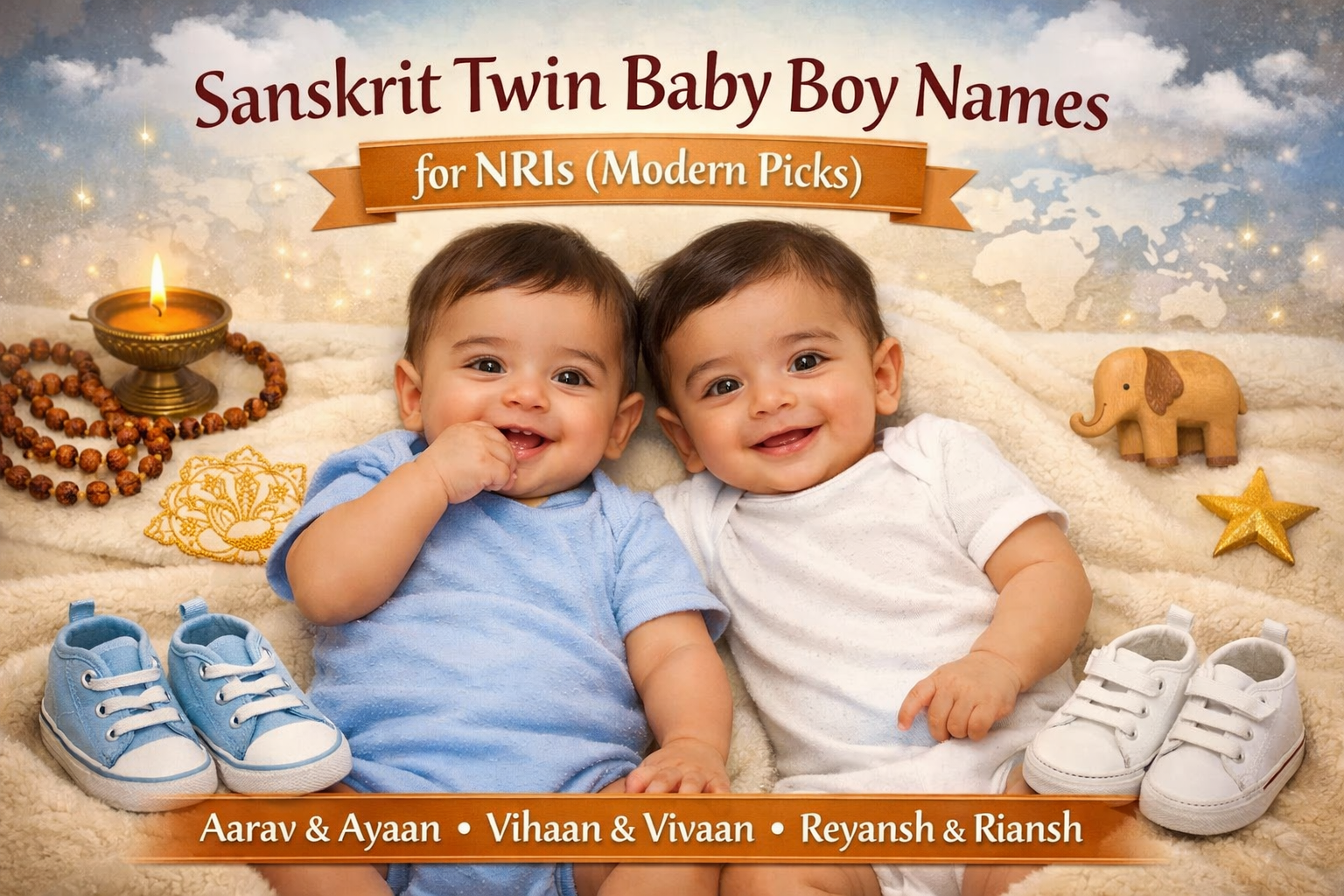Sanskrit Twin Baby Boy Names for NRIs (Modern Picks)