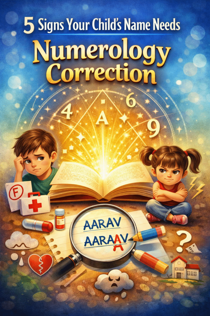 5 Signs Your Child’s Name Needs Numerology Correction