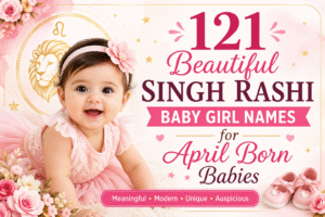 121 Beautiful Singh Rashi Baby Girl Names for April Born Babies