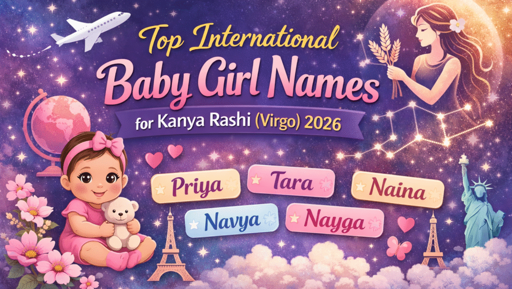 Top International Baby Girl Names for Kanya Rashi (Virgo) 2026 – Meanings & Deep Explanation